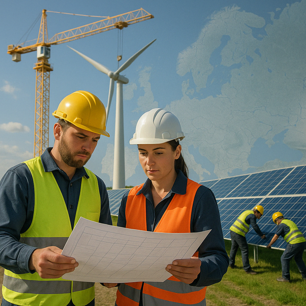 Engineering Procurement Construction illustration